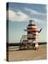 Lifeguard Station, South Beach, Miami, Florida, USA-Richard Duval-Stretched Canvas