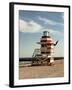 Lifeguard Station, South Beach, Miami, Florida, USA-Richard Duval-Framed Premium Photographic Print