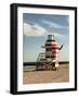 Lifeguard Station, South Beach, Miami, Florida, USA-Richard Duval-Framed Photographic Print