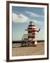 Lifeguard Station, South Beach, Miami, Florida, USA-Richard Duval-Framed Photographic Print