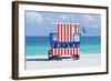 Lifeguard Station, South Beach, Miami, Florida, Usa-Marco Simoni-Framed Photographic Print