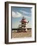 Lifeguard Station, South Beach, Miami, Florida, USA-Richard Duval-Framed Photographic Print