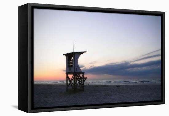 Lifeguard Station-Alan Hausenflock-Framed Stretched Canvas