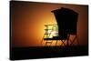 Lifeguard Sunset, 2013-null-Stretched Canvas