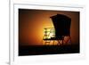 Lifeguard Sunset, 2013-null-Framed Photographic Print