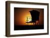 Lifeguard Sunset, 2013-null-Framed Photographic Print