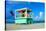 Lifeguard Tower in South Beach-null-Stretched Canvas