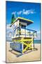 Lifeguard Tower, Miami Beach, Florida-vent du sud-Mounted Premium Photographic Print