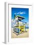 Lifeguard Tower, Miami Beach, Florida-vent du sud-Framed Photographic Print