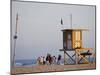 Lifeguard Tower on Newport Beach, Orange County, California, United States of America, North Americ-Richard Cummins-Mounted Photographic Print