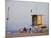 Lifeguard Tower on Newport Beach, Orange County, California, United States of America, North Americ-Richard Cummins-Mounted Photographic Print