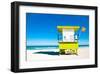 Lifeguard Tower South Beach FL-null-Framed Art Print