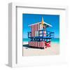 Lifeguard Tower South Beach FL-null-Framed Art Print