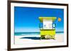 Lifeguard Tower South Beach FL-null-Framed Premium Giclee Print