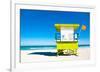 Lifeguard Tower South Beach FL-null-Framed Premium Giclee Print