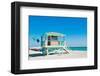 Lifeguard Tower South Beach FL-null-Framed Art Print