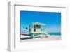 Lifeguard Tower South Beach FL-null-Framed Art Print