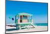 Lifeguard Tower South Beach FL-null-Mounted Art Print