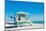 Lifeguard Tower South Beach FL-null-Mounted Art Print