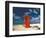 Lifeguard Tower, Waikiki Beach, Honolulu, Hawaii-George Oze-Framed Photographic Print