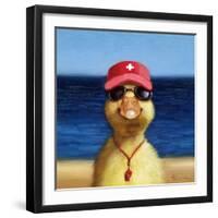 Lifeguard-Lucia Heffernan-Framed Art Print