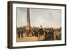 Lifeguards Regiment on the Connetable Square in Gatchina-Gottfried Willewalde-Framed Giclee Print