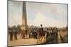 Lifeguards Regiment on the Connetable Square in Gatchina-Gottfried Willewalde-Mounted Premium Giclee Print