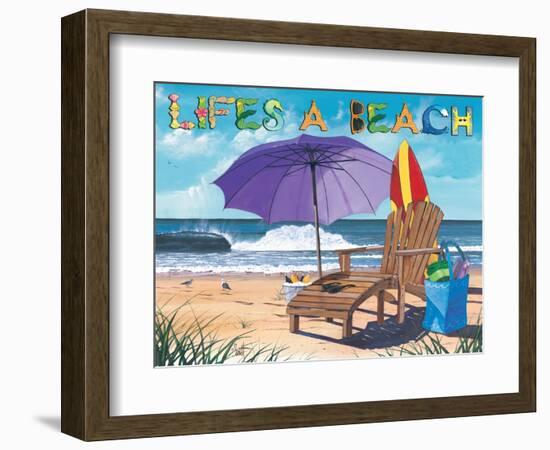 Lifes a Beach-Scott Westmoreland-Framed Art Print