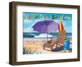 Lifes a Beach-Scott Westmoreland-Framed Art Print