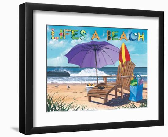 Lifes a Beach-Scott Westmoreland-Framed Art Print