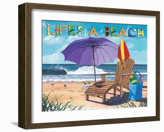 Lifes a Beach-Scott Westmoreland-Framed Art Print