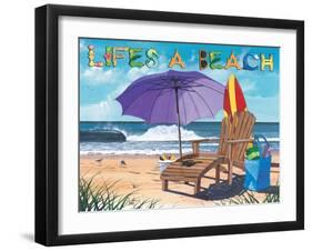 Lifes a Beach-Scott Westmoreland-Framed Art Print