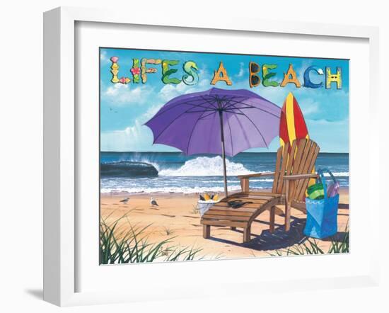 Lifes a Beach-Scott Westmoreland-Framed Art Print