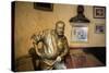Lifesize Bronze of the Late Author Ernest Hemingway at the Bar of El Floridita-Lee Frost-Stretched Canvas