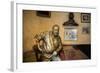 Lifesize Bronze of the Late Author Ernest Hemingway at the Bar of El Floridita-Lee Frost-Framed Photographic Print