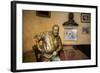 Lifesize Bronze of the Late Author Ernest Hemingway at the Bar of El Floridita-Lee Frost-Framed Photographic Print