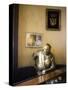 Lifesize Bronze Statue of Author Ernest Hemingway in Bar El Floridita, Havana, Cuba-null-Stretched Canvas