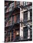 Lifestyle Instant, Fire Staircase, Manhattan, New York City, United States-Philippe Hugonnard-Mounted Photographic Print