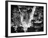 Lifestyle Instant, Flatiron Building by Nigth, Black and White Photography, Manhattan, NYC, US-Philippe Hugonnard-Framed Photographic Print