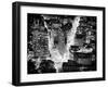 Lifestyle Instant, Flatiron Building by Nigth, Black and White Photography, Manhattan, NYC, US-Philippe Hugonnard-Framed Premium Photographic Print