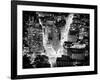 Lifestyle Instant, Flatiron Building by Nigth, Black and White Photography, Manhattan, NYC, US-Philippe Hugonnard-Framed Photographic Print