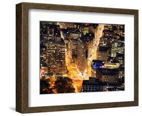 Lifestyle Instant, Flatiron Building by Nigth, Manhattan, New York City, United States-Philippe Hugonnard-Framed Photographic Print