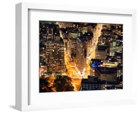 Lifestyle Instant, Flatiron Building by Nigth, Manhattan, New York City, United States-Philippe Hugonnard-Framed Photographic Print