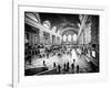 Lifestyle Instant, Grand Central Terminal, Black and White Photography Vintage, Manhattan, NYC, US-Philippe Hugonnard-Framed Photographic Print