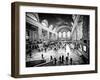 Lifestyle Instant, Grand Central Terminal, Black and White Photography Vintage, Manhattan, NYC, US-Philippe Hugonnard-Framed Premium Photographic Print