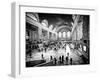 Lifestyle Instant, Grand Central Terminal, Black and White Photography Vintage, Manhattan, NYC, US-Philippe Hugonnard-Framed Premium Photographic Print