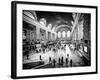 Lifestyle Instant, Grand Central Terminal, Black and White Photography Vintage, Manhattan, NYC, US-Philippe Hugonnard-Framed Premium Photographic Print