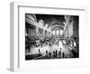 Lifestyle Instant, Grand Central Terminal, Black and White Photography Vintage, Manhattan, NYC, US-Philippe Hugonnard-Framed Photographic Print