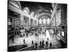 Lifestyle Instant, Grand Central Terminal, Black and White Photography Vintage, Manhattan, NYC, US-Philippe Hugonnard-Stretched Canvas