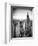 Lifestyle Instant, Skyline, Empire State Building, Manhattan, Black and White Photography, NYC, US-Philippe Hugonnard-Framed Photographic Print